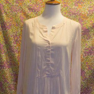 Ann Taylor Loft Blouse Dusty Pink